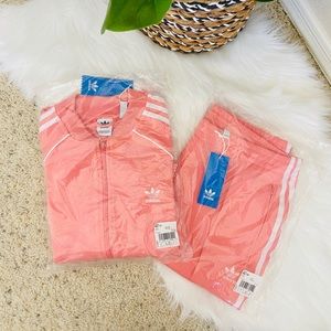 Pink Adidas Track Suit